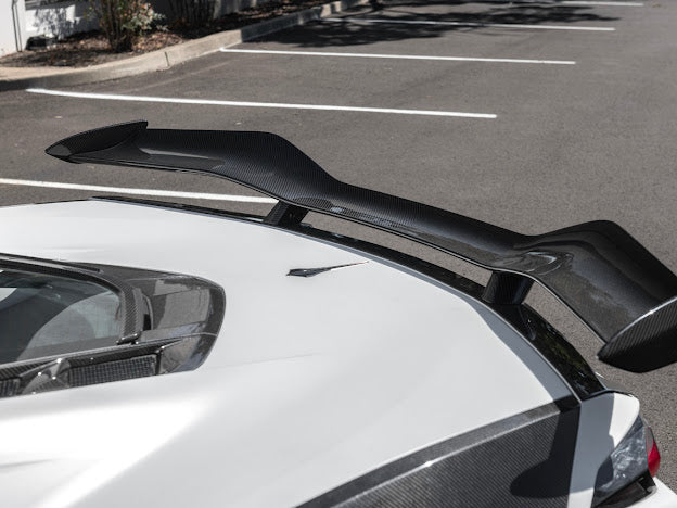 2020-UP CORVETTE C8 | Z06 CONVERSION REAR HIGH WING SPOILER